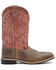 Image #2 - Smoky Mountain Women's Odessa Western Boots - Broad Square Toe, Red, hi-res