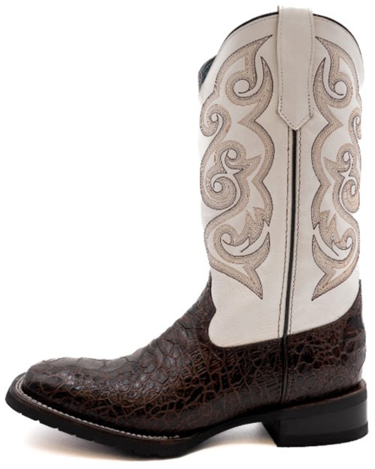 Image #3 - Ferrini Men's Kai Performance Western Boots - Broad Square Toe, Chocolate, hi-res