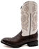 Image #3 - Ferrini Men's Kai Performance Western Boots - Broad Square Toe , Chocolate, hi-res