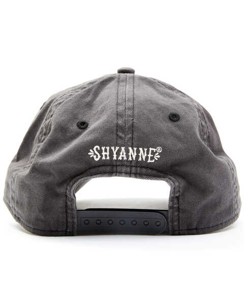 Image #3 - Shyanne Women's Cowgirl Cool Embroidered Solid Back Ball Cap , Grey, hi-res