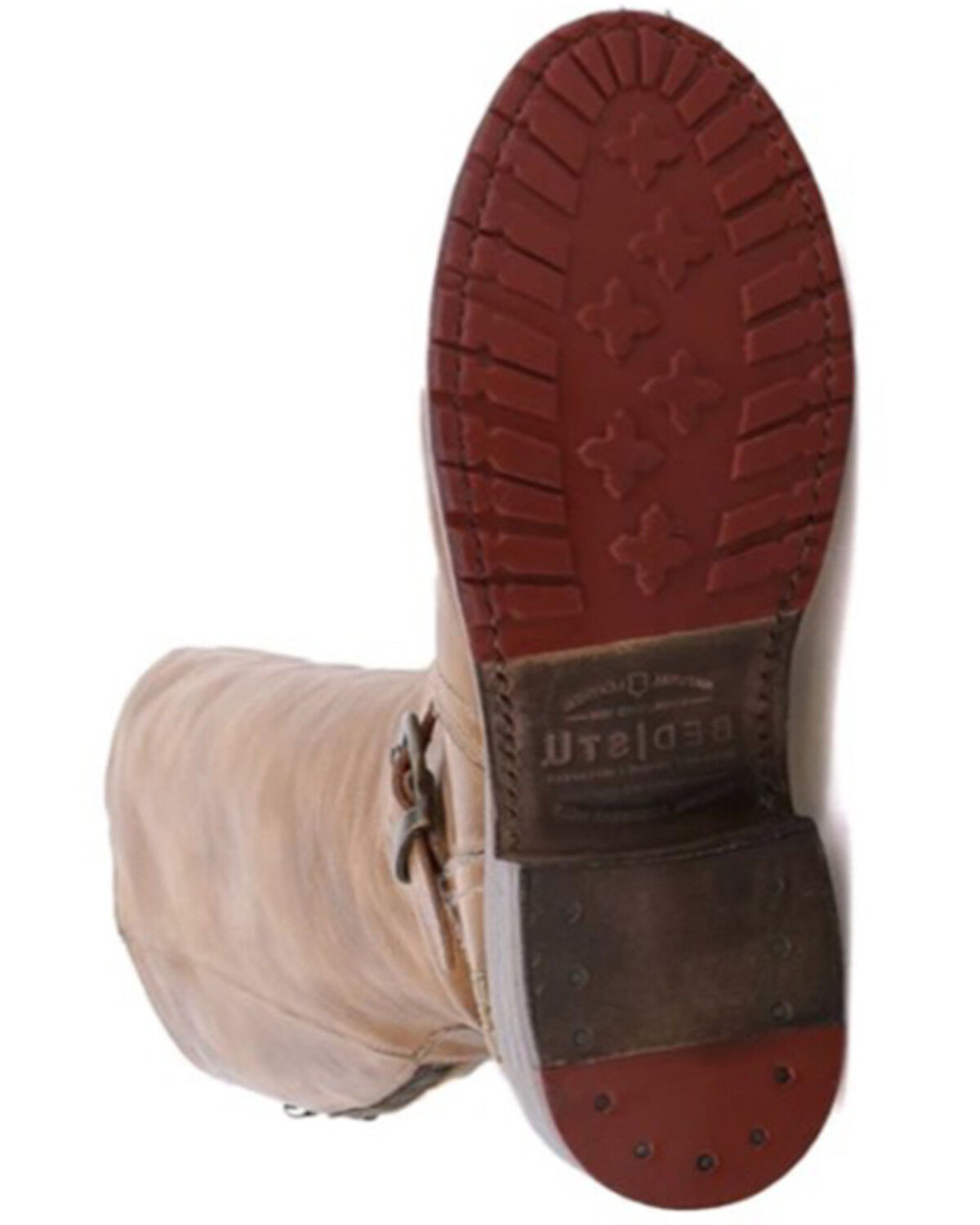 Image #4 - Bed Stu Women's Glaye Wide Calf Tall Fashion Boots - Round Toe, Tan, hi-res