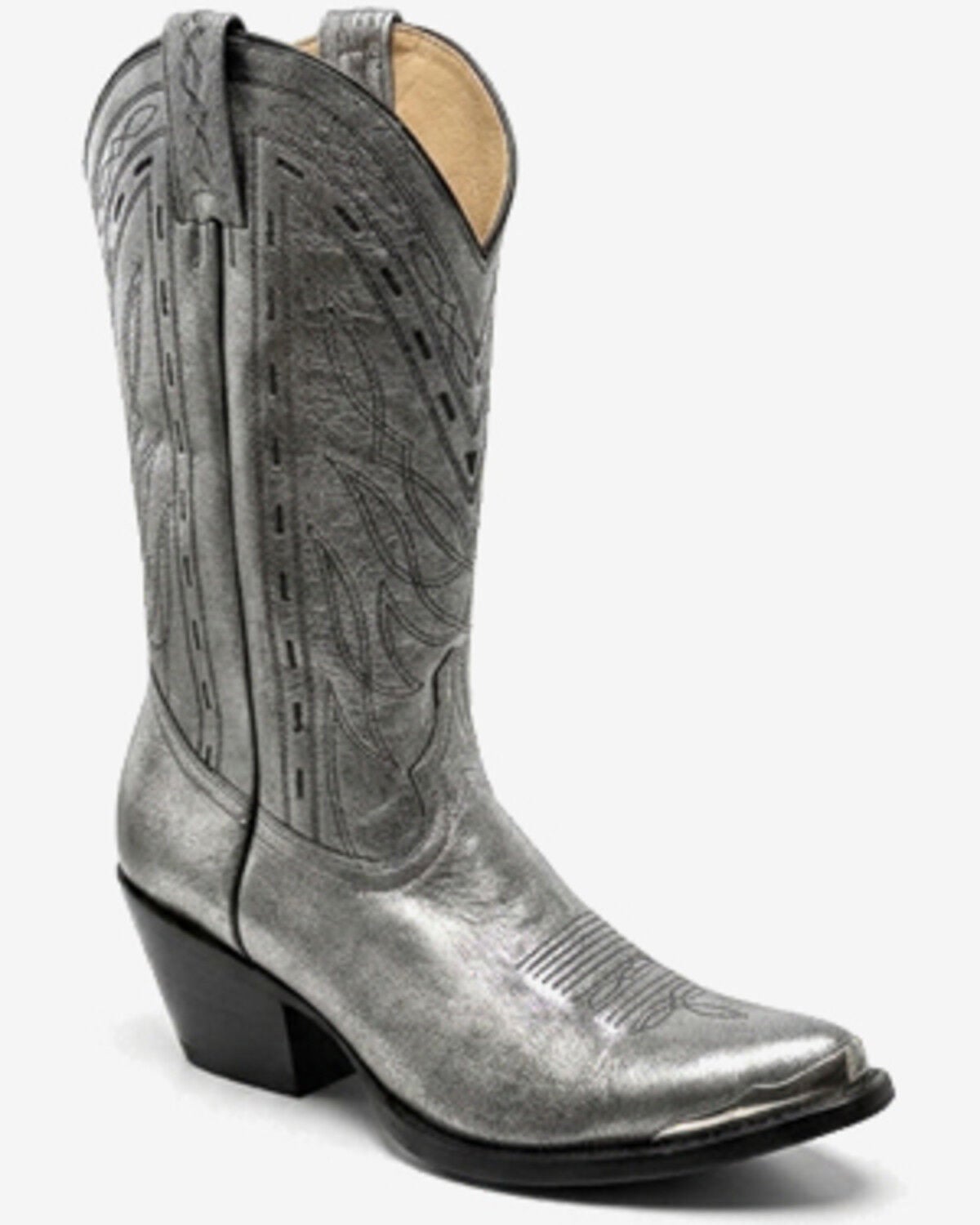 Image #1 - Idyllwind Women's Retro Rock Western Boots - Round Toe, Silver, hi-res