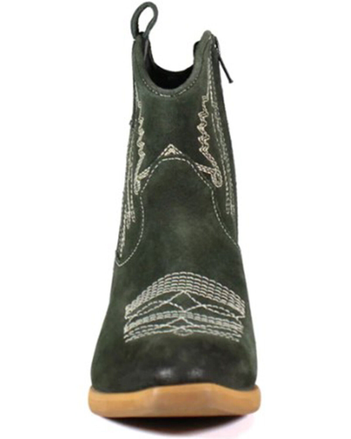 Image #4 - Diba True Women's Get Crackin Western Booties - Snip Toe, Olive, hi-res