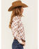 Image #2 - RANK 45® Women's Long Sleeve Heritage Riding Shirt, Lt Brown, hi-res