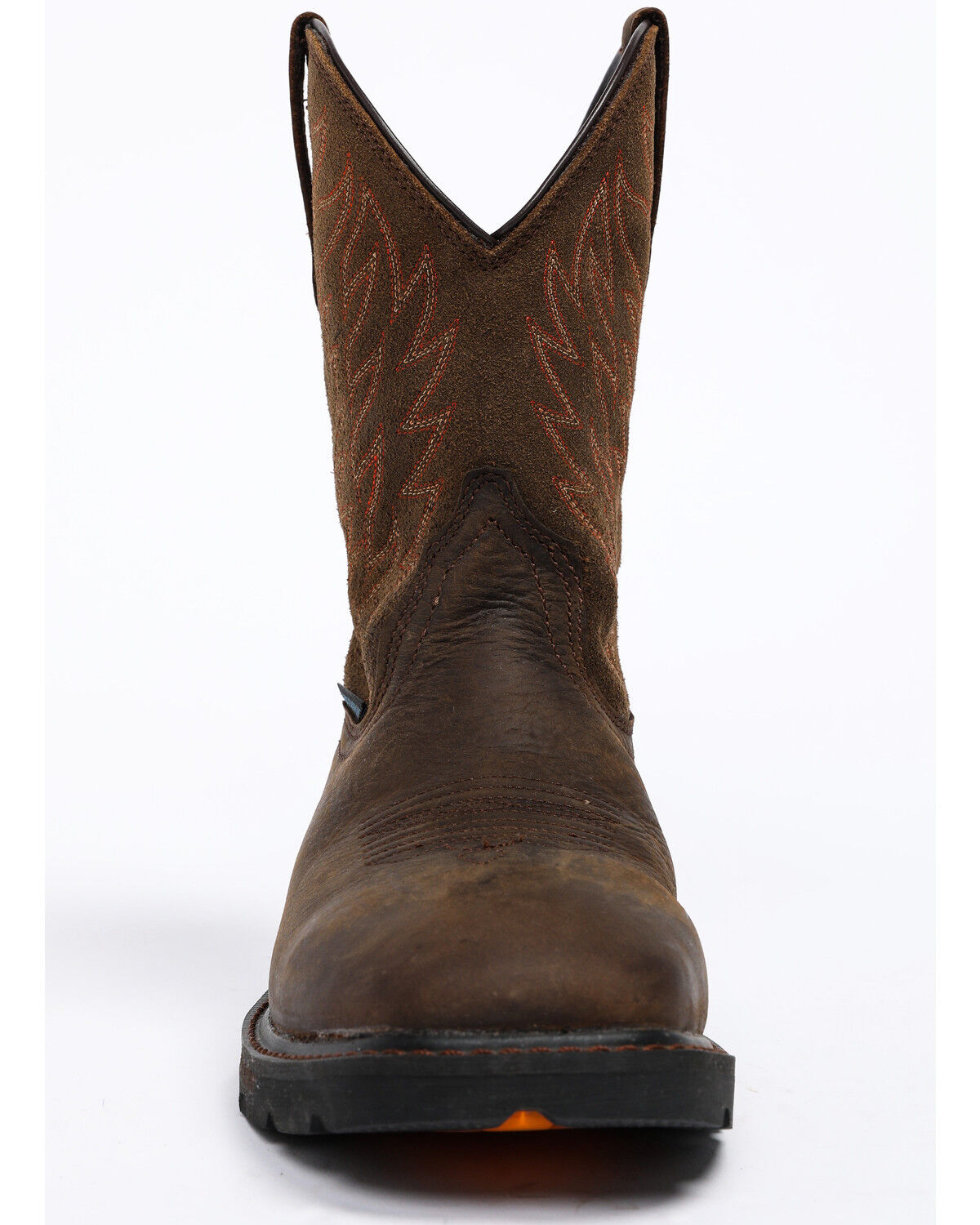 Image #4 - Ariat Men's Groundbreaker H20 Boots - Square Toe, Dark Brown, hi-res
