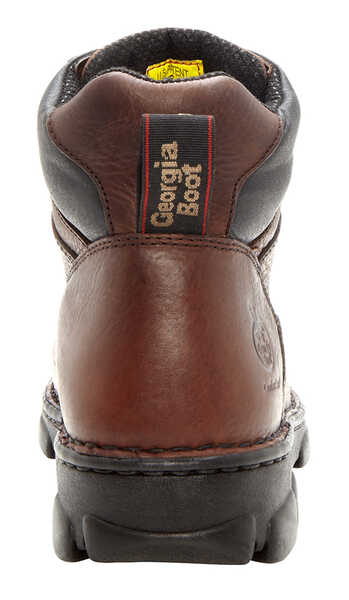 Image #7 - Georgia Boot Men's Eagle Light Wide Load Work Boots - Steel Toe, Dark Brown, hi-res