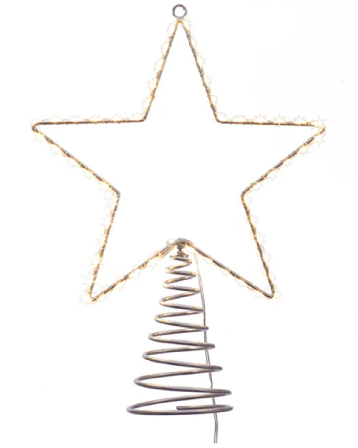 Kurt Adler 13" Pre-Lit Metal Wire Lighted LED Star Treetop, Multi, hi-res