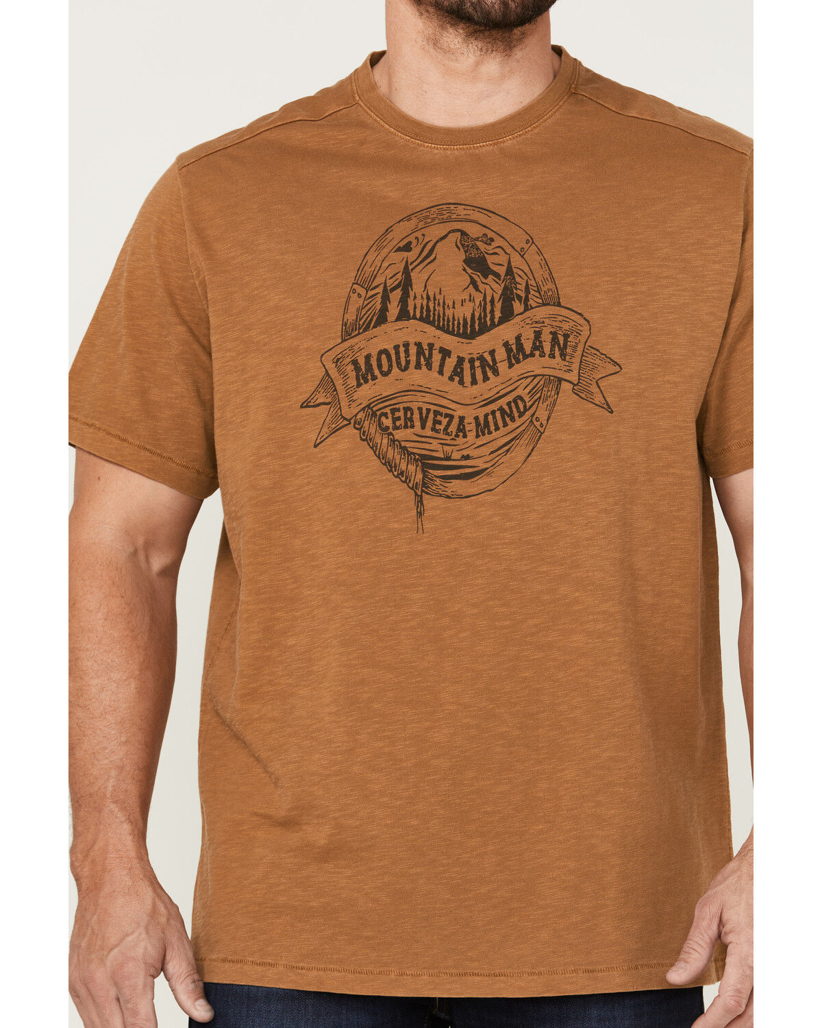 Image #3 - Brothers and Sons Men's Rocky Mountain High Graphic Short Sleeve T-Shirt, Rust Copper, hi-res