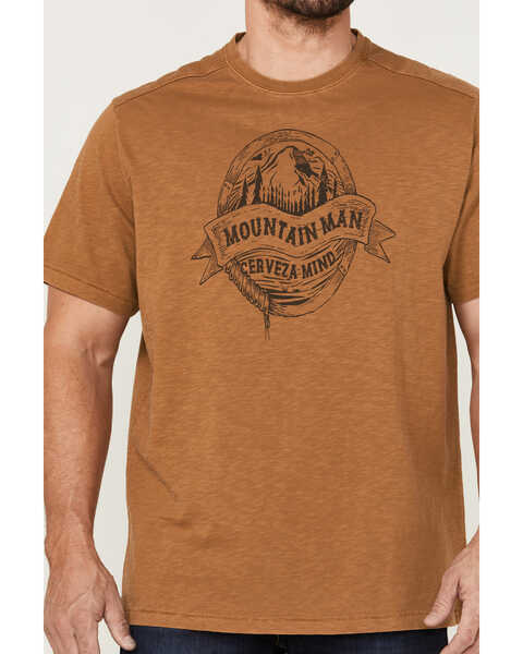 Image #3 - Brothers and Sons Men's Rocky Mountain High Graphic Short Sleeve T-Shirt , Rust Copper, hi-res