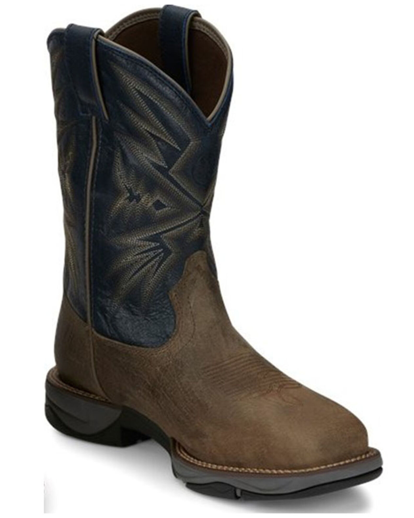 Tony lama black work boots hot sale