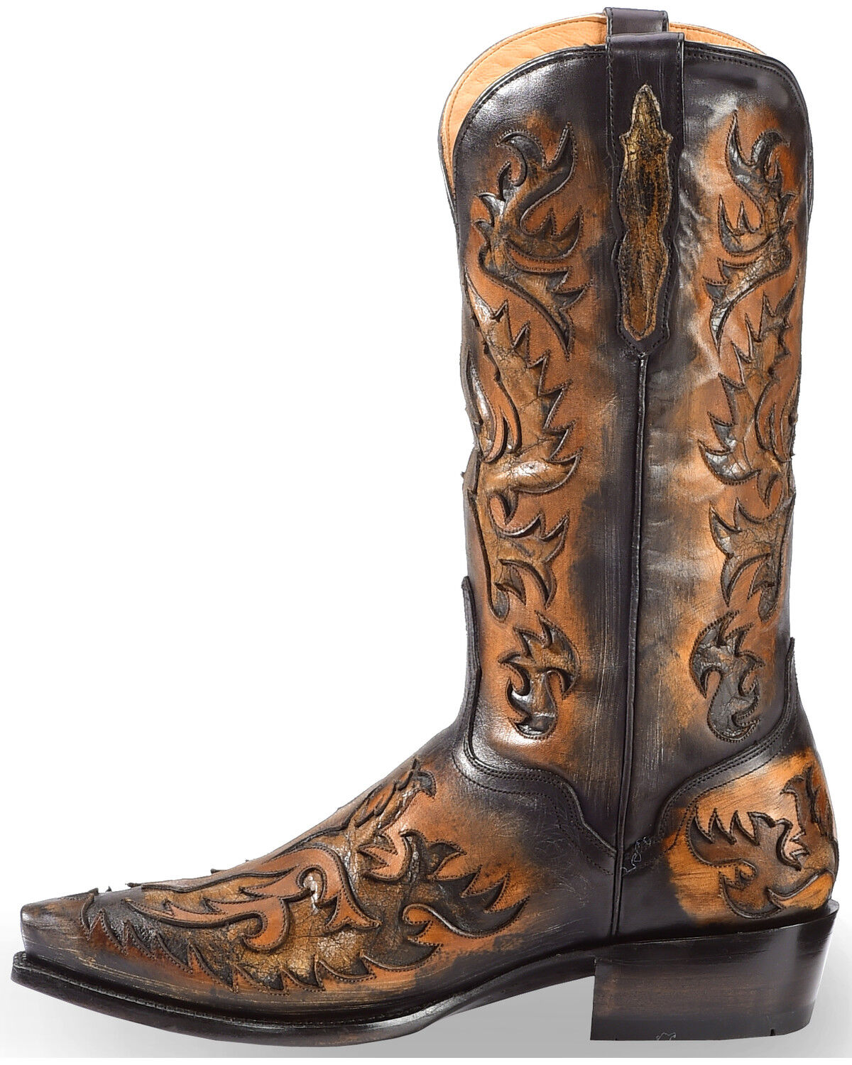 men's snip toe western boots