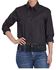 Image #1 - Roper Women's Long Sleeve Fringe Button-Down Blouse, Black, hi-res