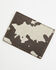Image #2 - Shyanne Women's Cow Print Suede Wallet, Brown, hi-res