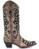 Corral Women's Floral Embroidered Western Boots - Snip Toe, Brown, hi-res