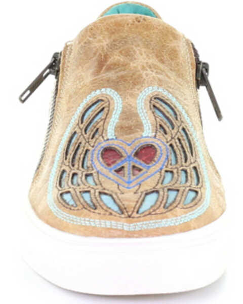 Corral Women's Straw Heart & Wings Inlay Shoes, Multi, hi-res