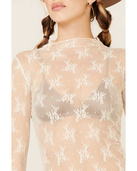 Image #2 - Free People Women's Lady Lux Layering Top , Ivory, hi-res