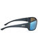 Image #3 - Hobie Men's Everglades Satin Black & Colbalt Frame Polarized Sunglasses  , Black, hi-res