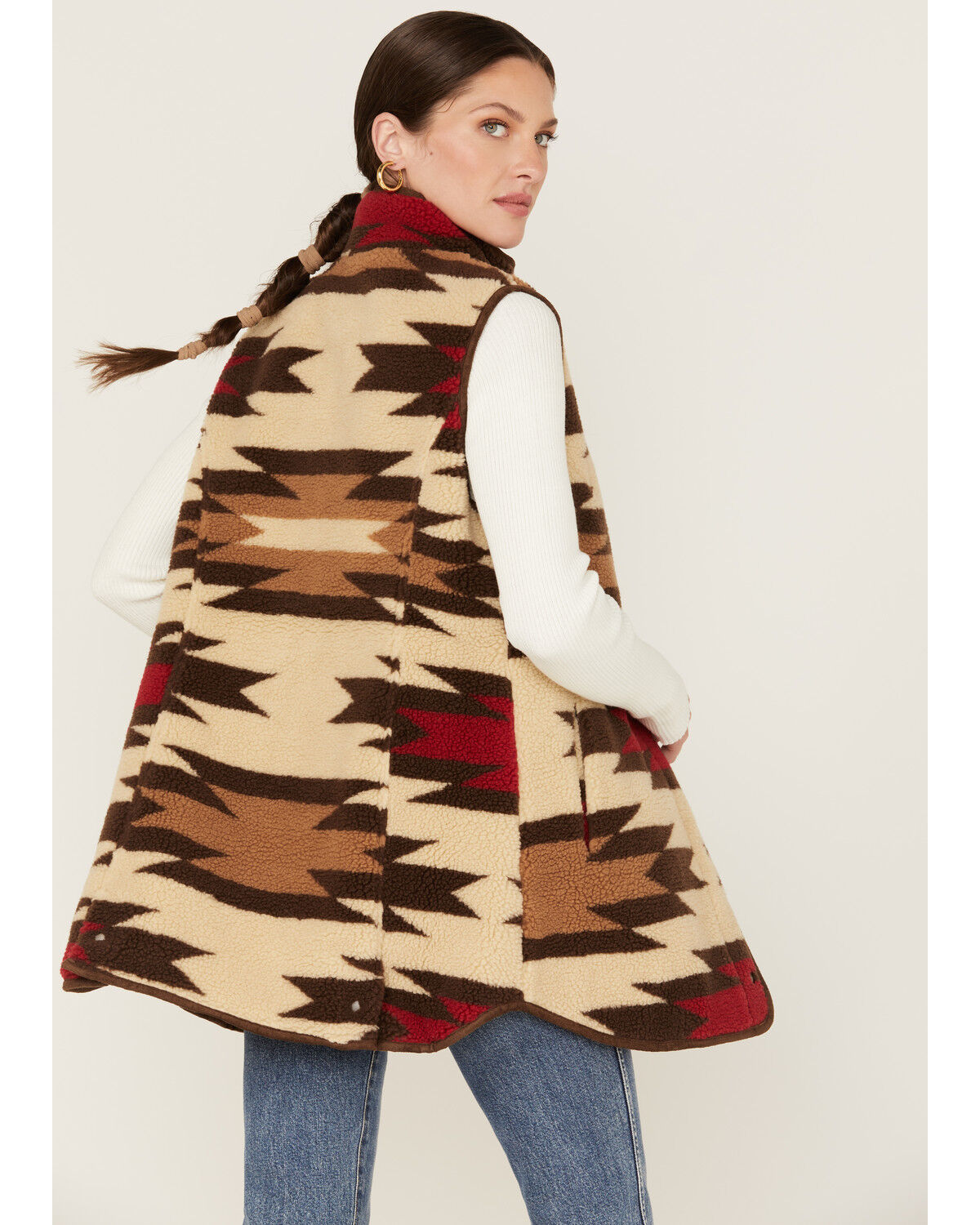 Image #4 - Tasha Polizzi Women's Hamptom Blanket Vest, Ivory, hi-res