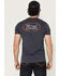 Image #1 - Brixton Men's Parsons Logo Short Sleeve Graphic T-Shirt, Blue, hi-res