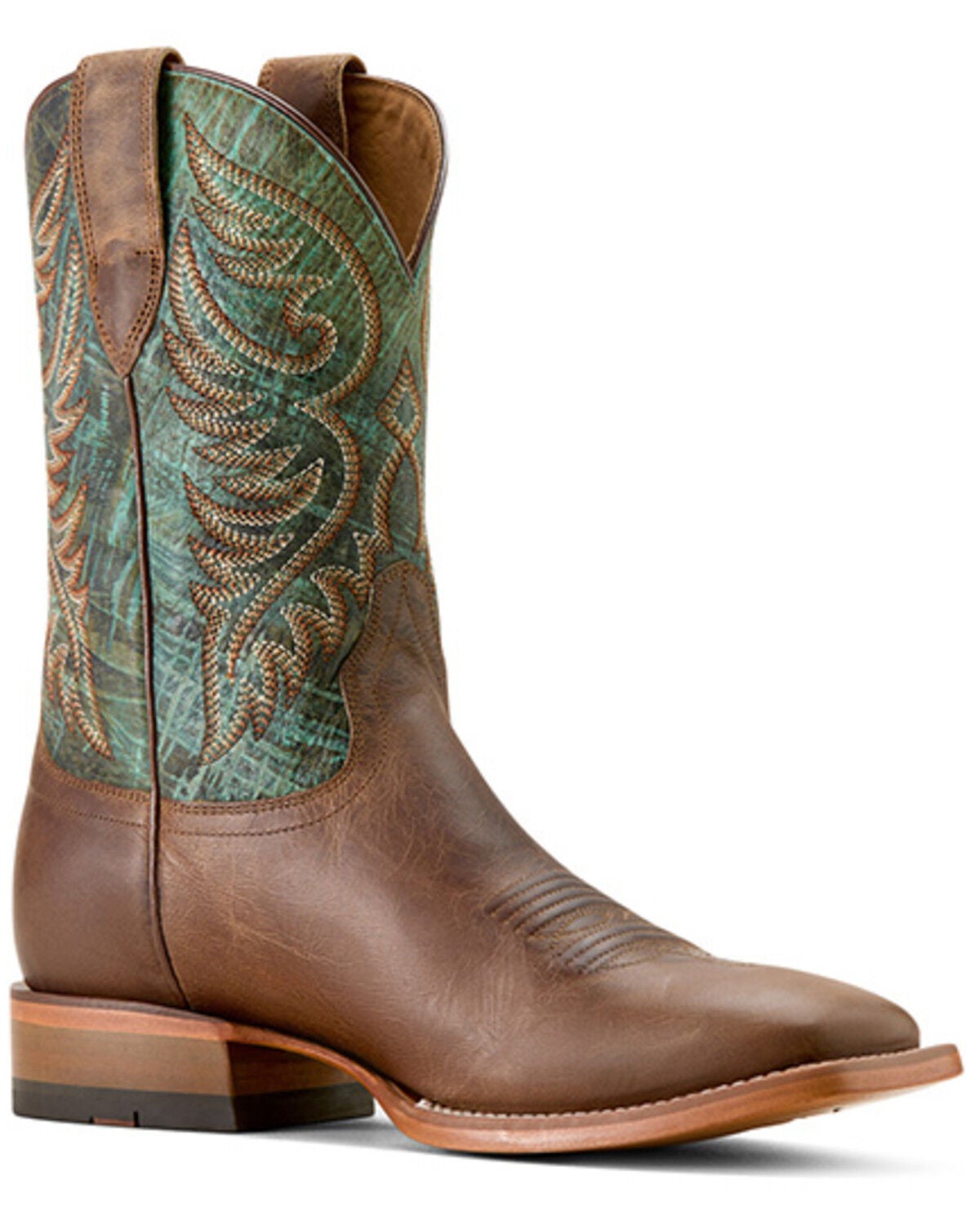 Image #1 - Ariat Men's Wiley Tall Western Boots - Broad Square Toe, Tan, hi-res