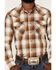 Image #3 - Pendleton Men's Frontier Large Plaid Snap Western Shirt , Brown, hi-res
