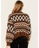 Image #4 - Rock & Roll Denim Women's Southwestern Knit Cardigan, Camel, hi-res