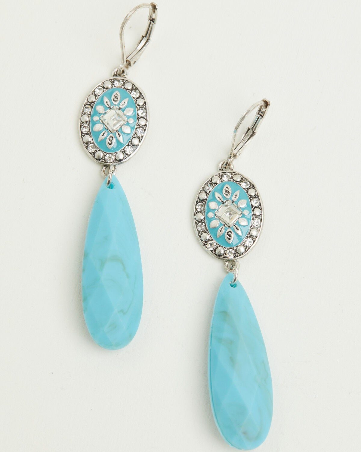 Lainey Wilson Women's Stone Drop Earrings, Turquoise, hi-res