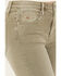 Image #2 - Driftwood Women's Tweddle Dum Roxy Cropped Jeans, Olive, hi-res