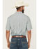Image #4 - Cinch Men's Geo Print Arenaflex Short Sleeve Button-Down Performance Stretch Western Shirt - Big, Mint, hi-res