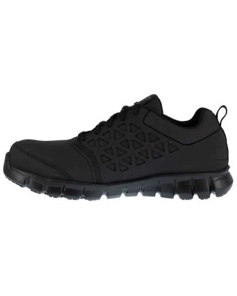 Image #3 - Reebok Men's Sublite Cushioned Work Shoes - Composite Toe, Black, hi-res