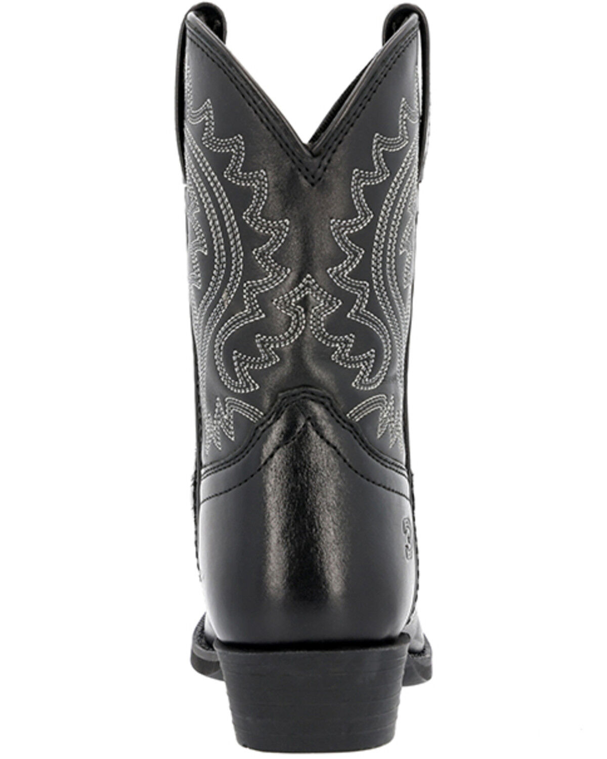 Image #5 - Durango Little Girls' Shyloh Western Boots - Round Toe, Black, hi-res