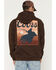 Image #1 - Coors Men's Desert Rider Hooded Sweatshirt, Dark Brown, hi-res