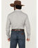 Image #4 - Wrangler Men's Wrinkle Resistant Striped Long Sleeve Snap Stretch Western Shirt, Grey, hi-res