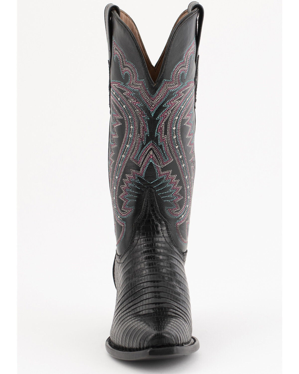 Image #4 - Ferrini Women's Lizard Western Boots - Snip Toe, , hi-res