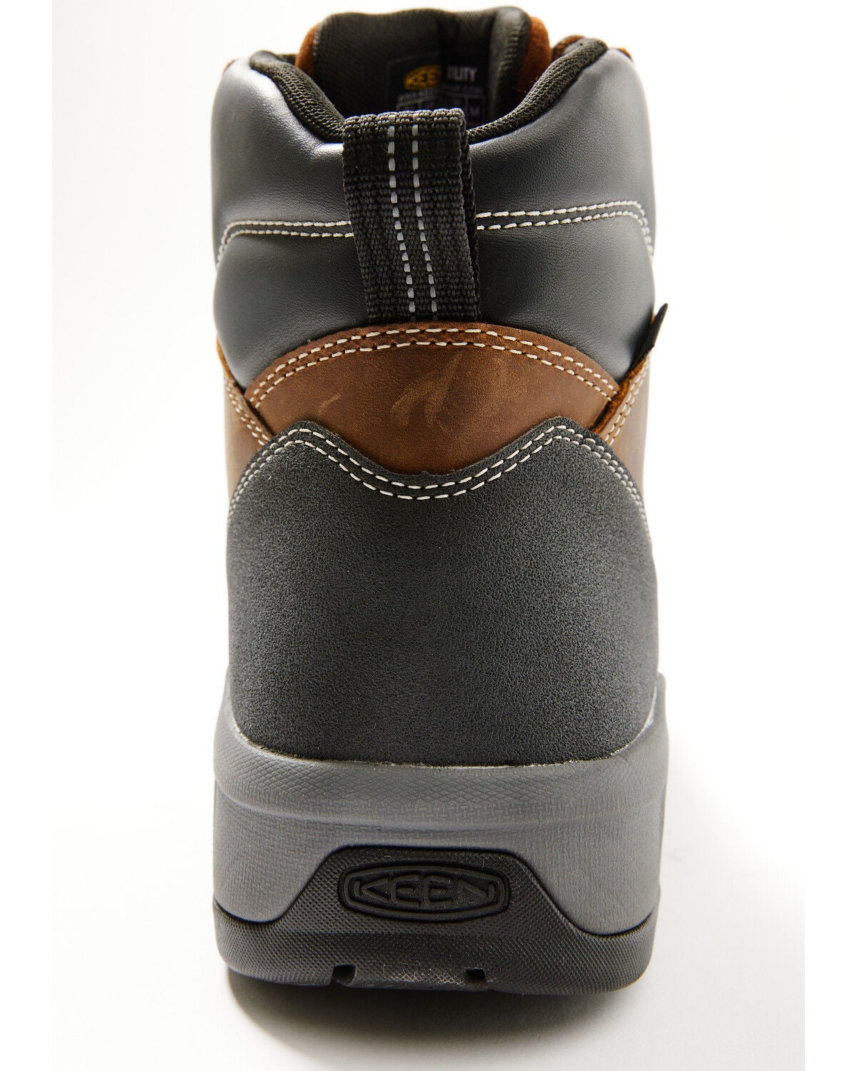 Image #5 - Keen Men's 6" Evanston Waterproof Work Boots - Carbon Toe, Black, hi-res