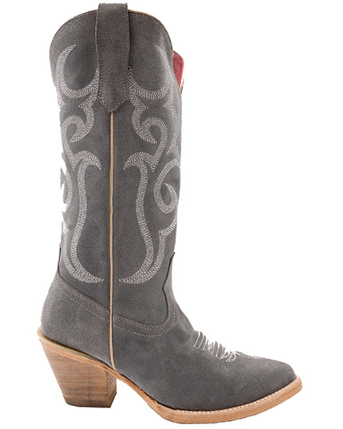 Image #2 - Ferrini Women's Quinn Western Boots - Round Toe, Grey, hi-res