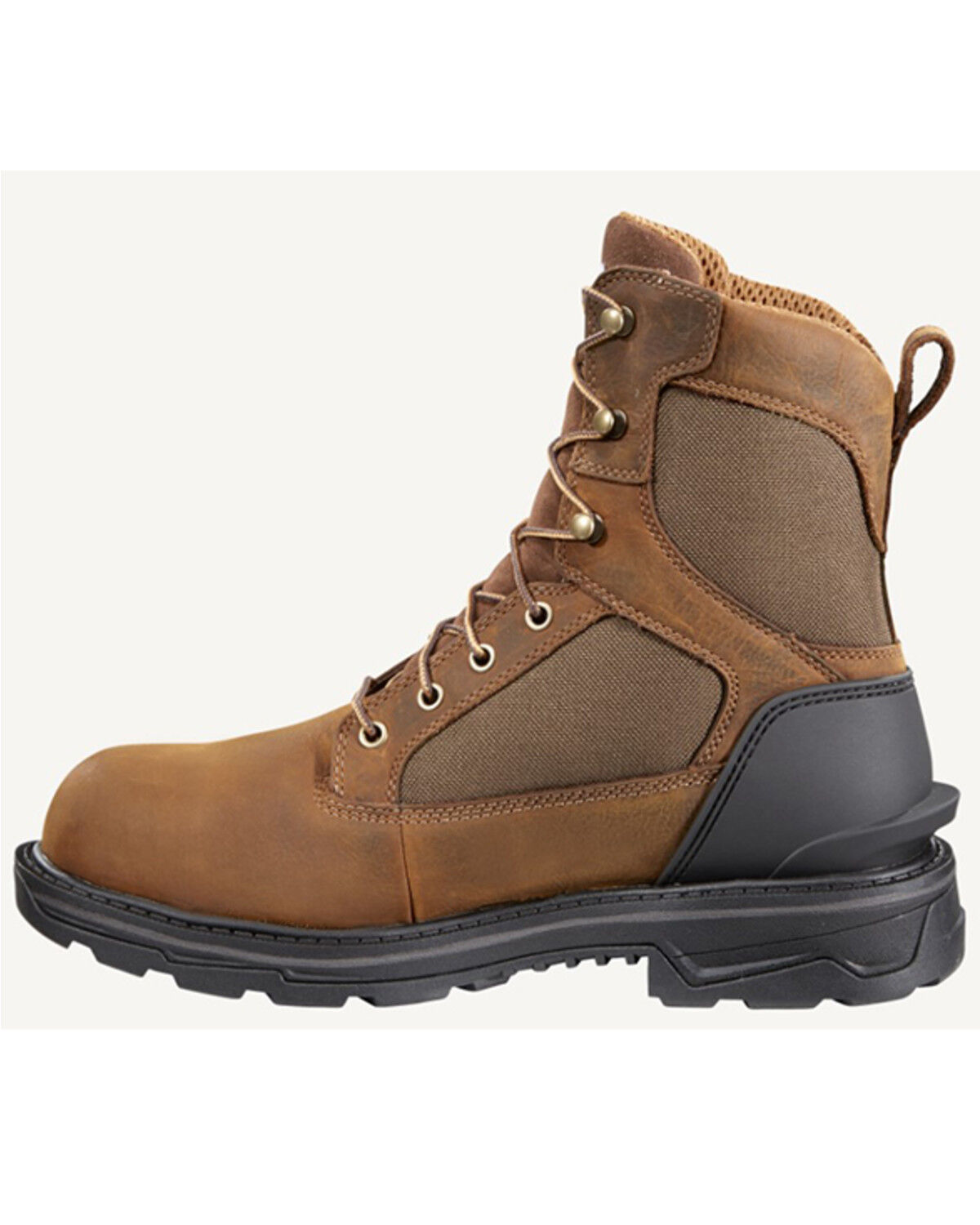 Image #3 - Carhartt Men's Ironwood 8" Work Boot - Alloy Toe, Brown, hi-res