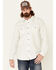 Moonshine Spirit Men's Harbor Floral Print Long Sleeve Snap Western Shirt , Ivory, hi-res