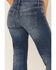 Image #4 - Free People Women's Mid Rise Crop Straight Jeans, Dark Blue, hi-res