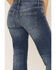 Image #4 - Free People Women's Mid Rise Crop Straight Jeans , Dark Blue, hi-res