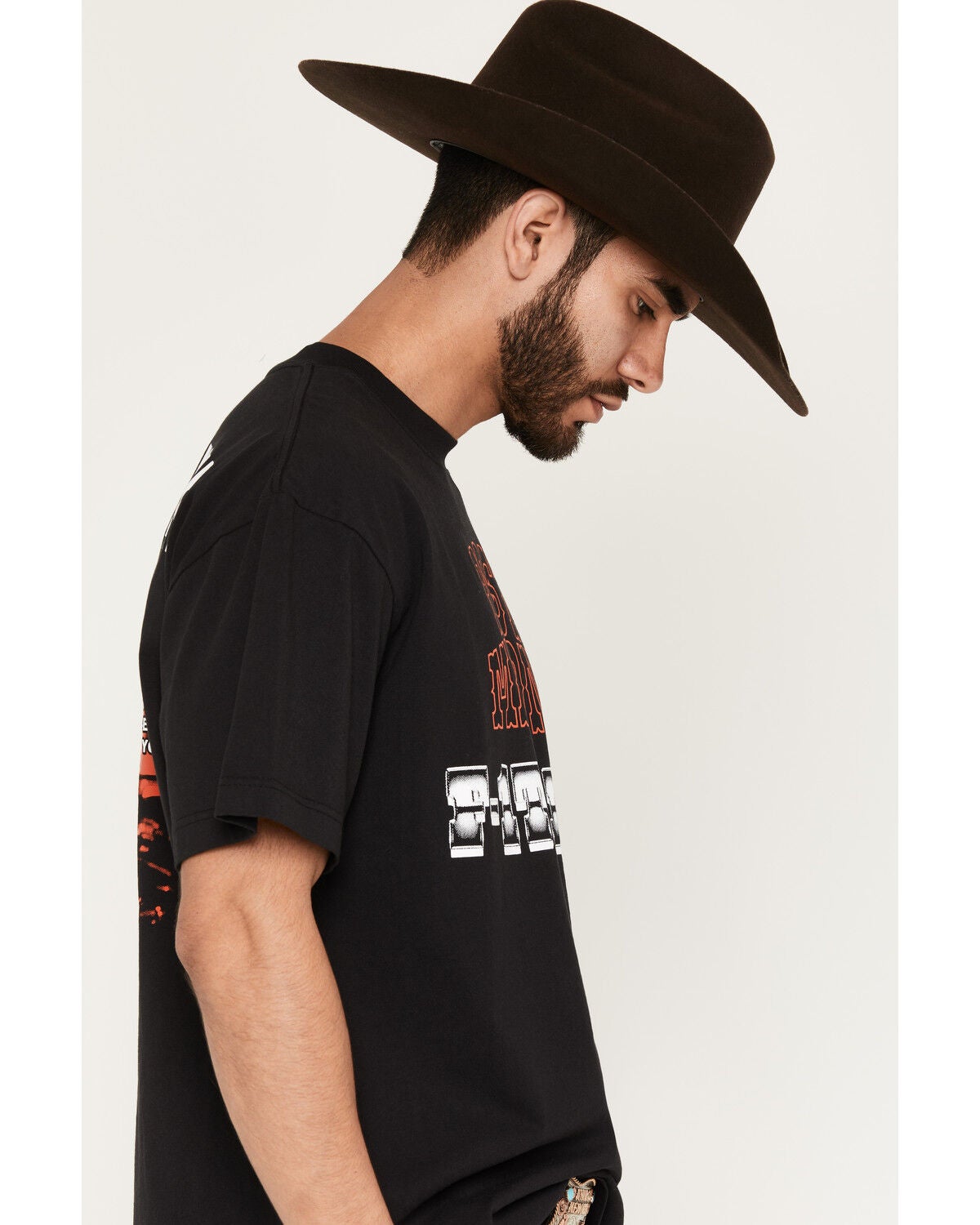 Image #2 - Post Malone Men's F-1 Trillion Short Sleeve Graphic T-Shirt, Black, hi-res