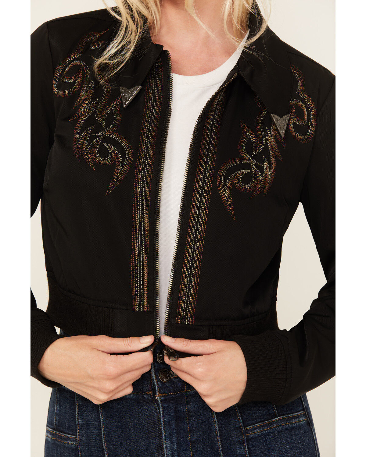 Image #3 - Shyanne Women's Embroidered Bomber Jacket, , hi-res