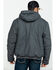 Hawx Men's Shadow Grey Canvas Quilted Bi-Swing Hooded Zip Front Jacket - Tall , Dark Grey, hi-res