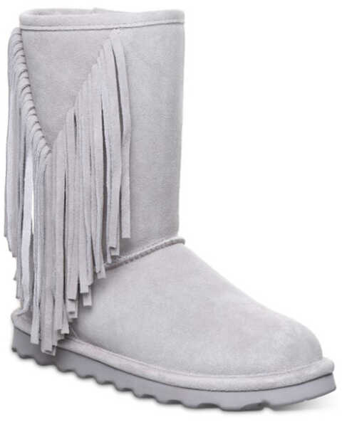 Bearpaw Women's Cherilyn Casual Boots - Round Toe , Grey, hi-res