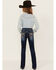 Image #1 - Shyanne Girls' Dreamcatcher Pocket Bootcut Jeans, Blue, hi-res