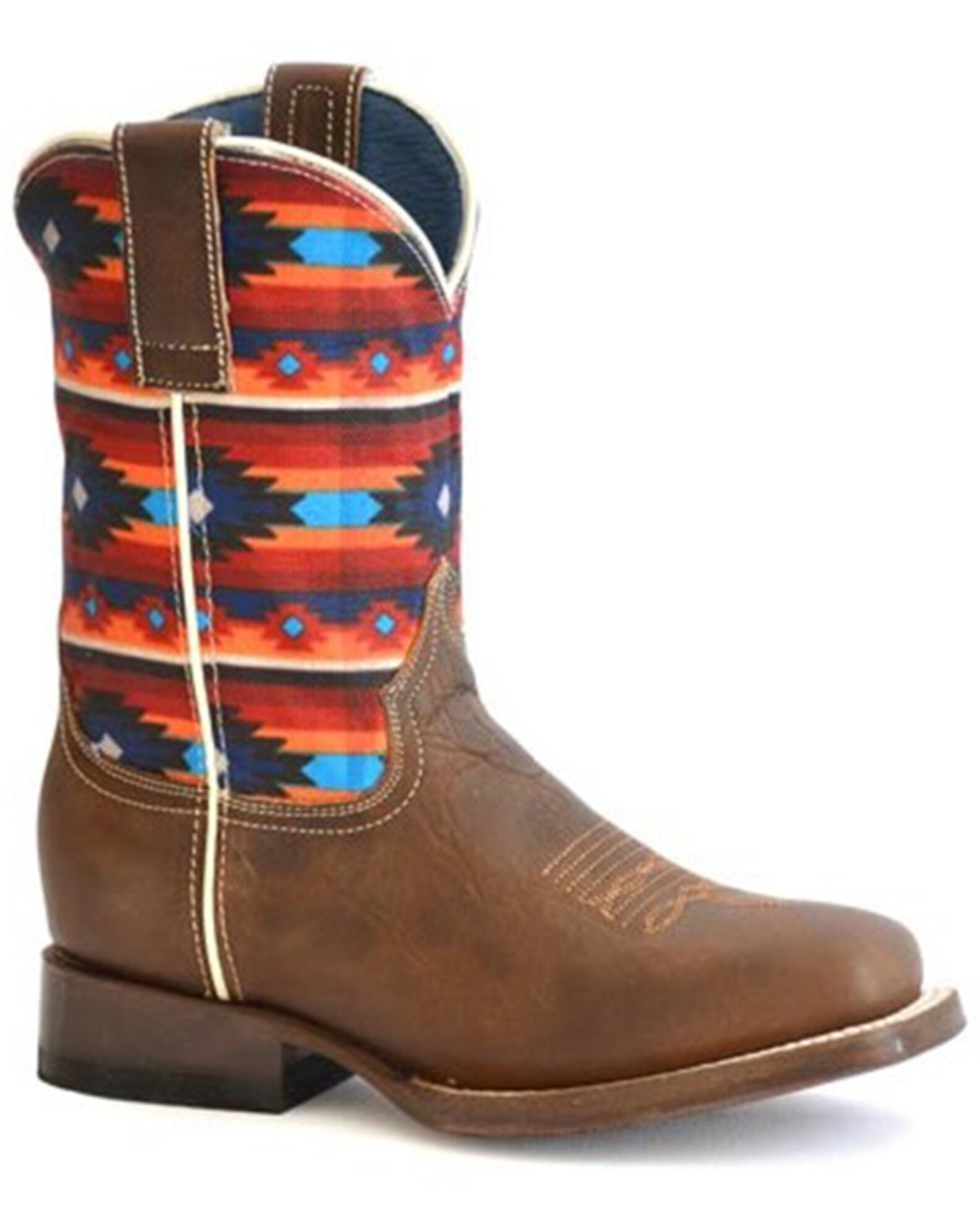 Roper Little Boys Cimarron Western Boots Square Toe Country Outfitter