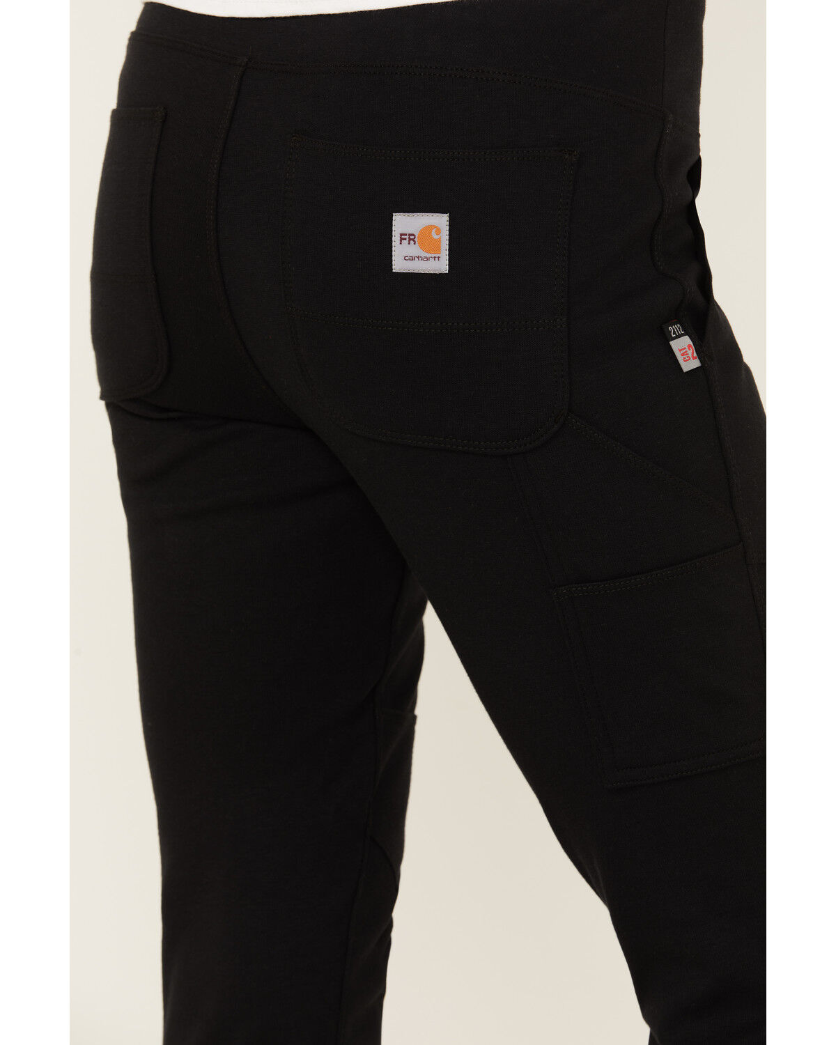 Image #4 - Carhartt Women's FR Force Fitted Midweight Utility Leggings, Black, hi-res