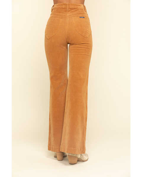 Image #2 - Rolla's Women's Corduroy Flare Jeans, Tan, hi-res