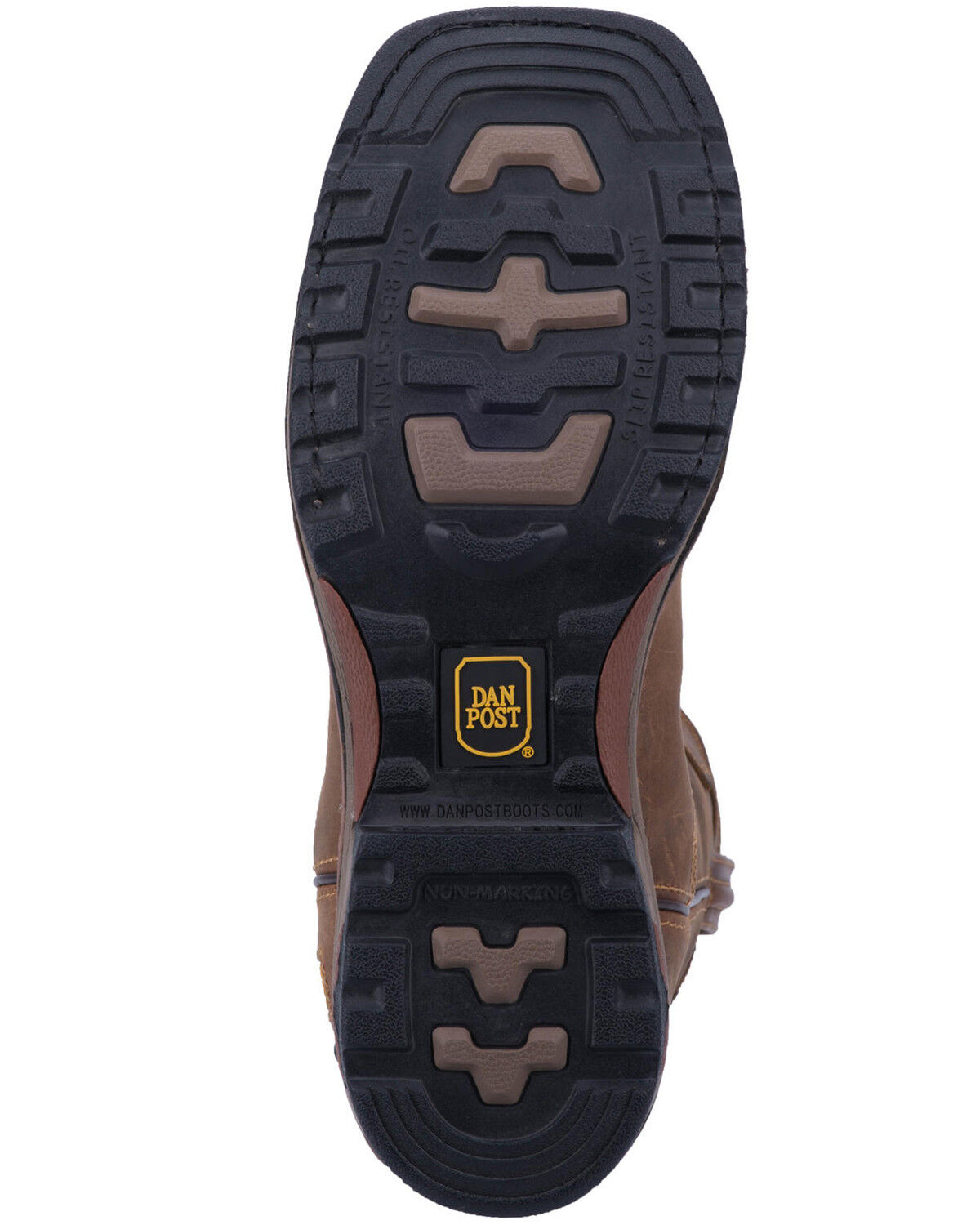 Image #8 - Dan Post Men's Blayde Waterproof Wellington Work Boots - Steel Toe, Saddle Tan, hi-res