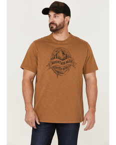 Brothers & Sons Men's Rocky Mountain High Graphic Short Sleeve T-Shirt , Rust Copper, hi-res